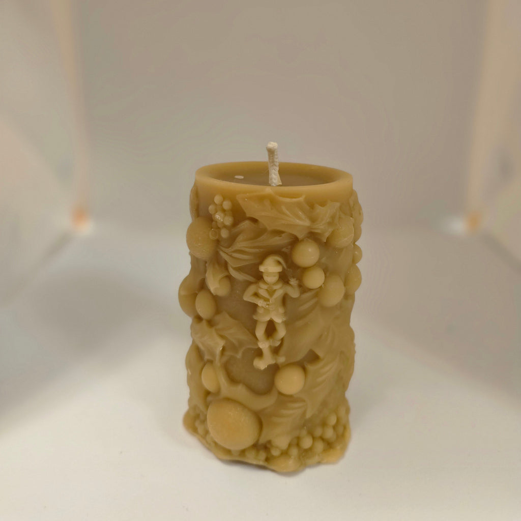 Tinsel & Tricks Elf | Beeswax Christmas Candle
