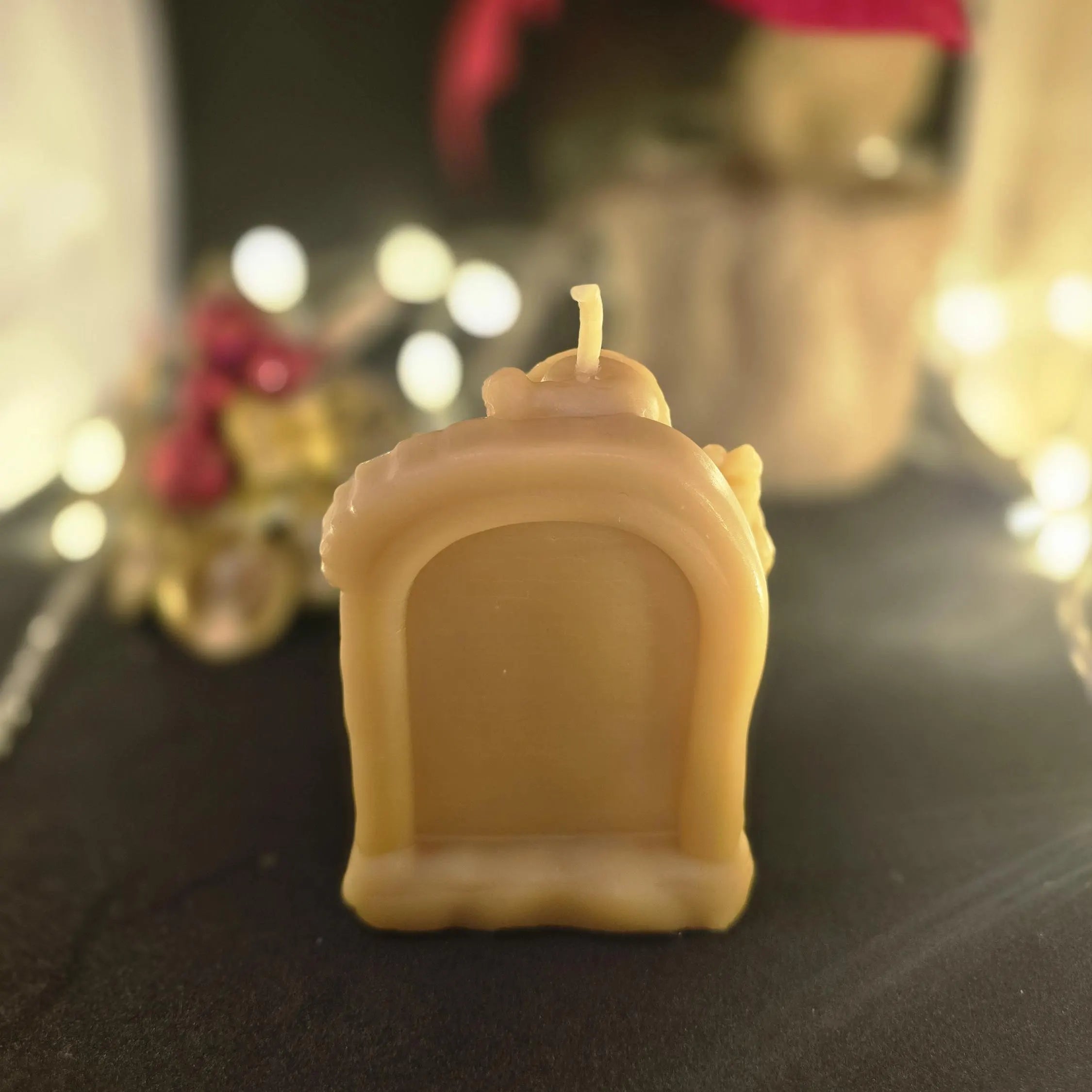 Holiday Cheer Santa & Presents Set | Christmas Gift Set | Beeswax Candles