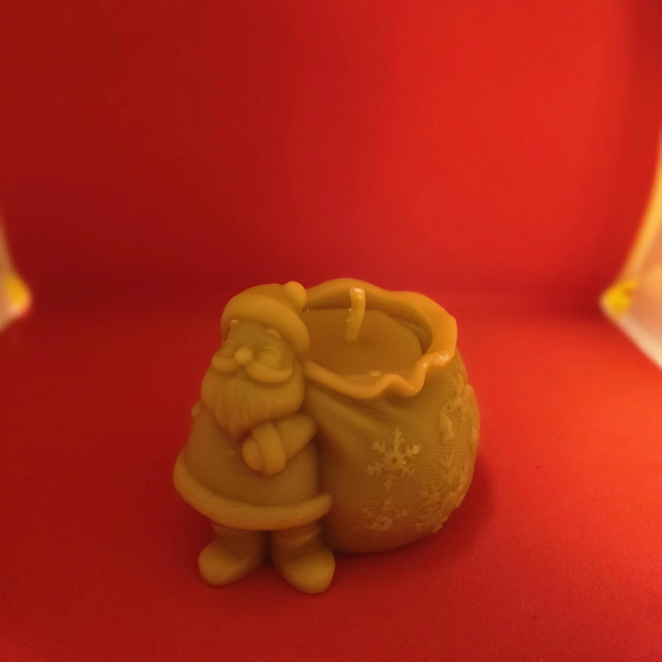 North Pole Gift Bag Candle | Christmas | Beeswax Candles