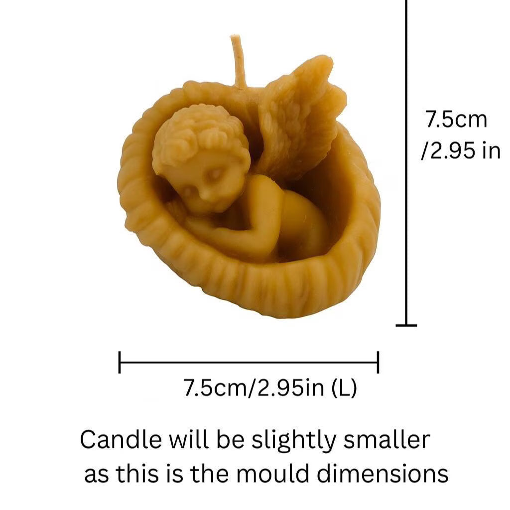 Little Christmas Angel Candles GiftBox |  Beeswax Candle