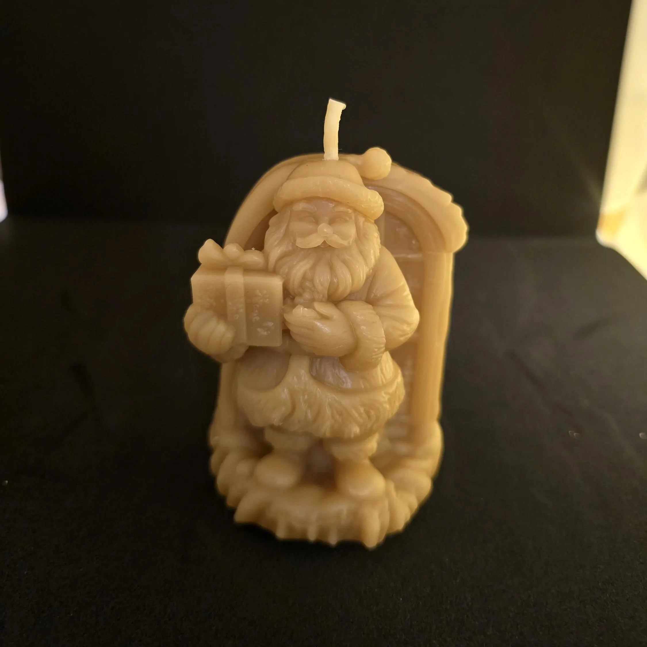 Holiday Cheer Santa & Presents Set | Christmas Gift Set | Beeswax Candles