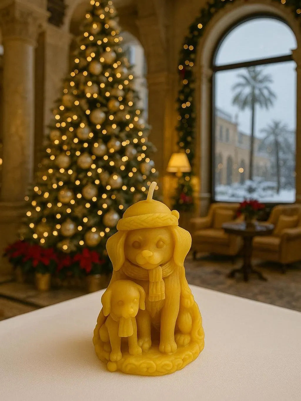 Cosy Paws Christmas Candle | Christmas | Beeswax Candles