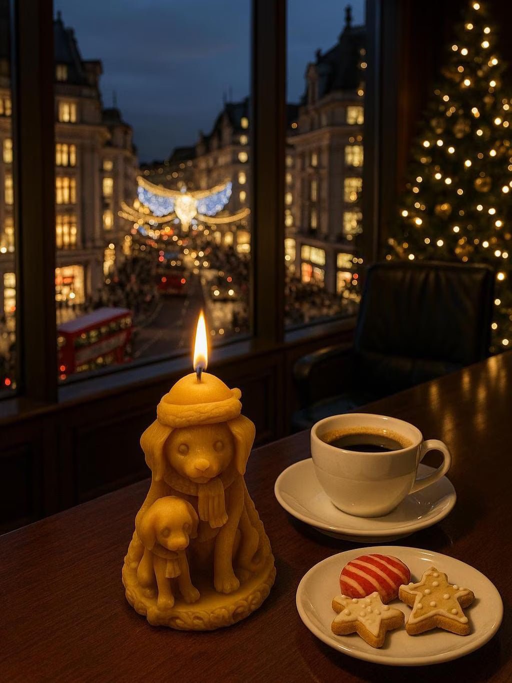 Cosy Paws Christmas Candle | Christmas | Beeswax Candles