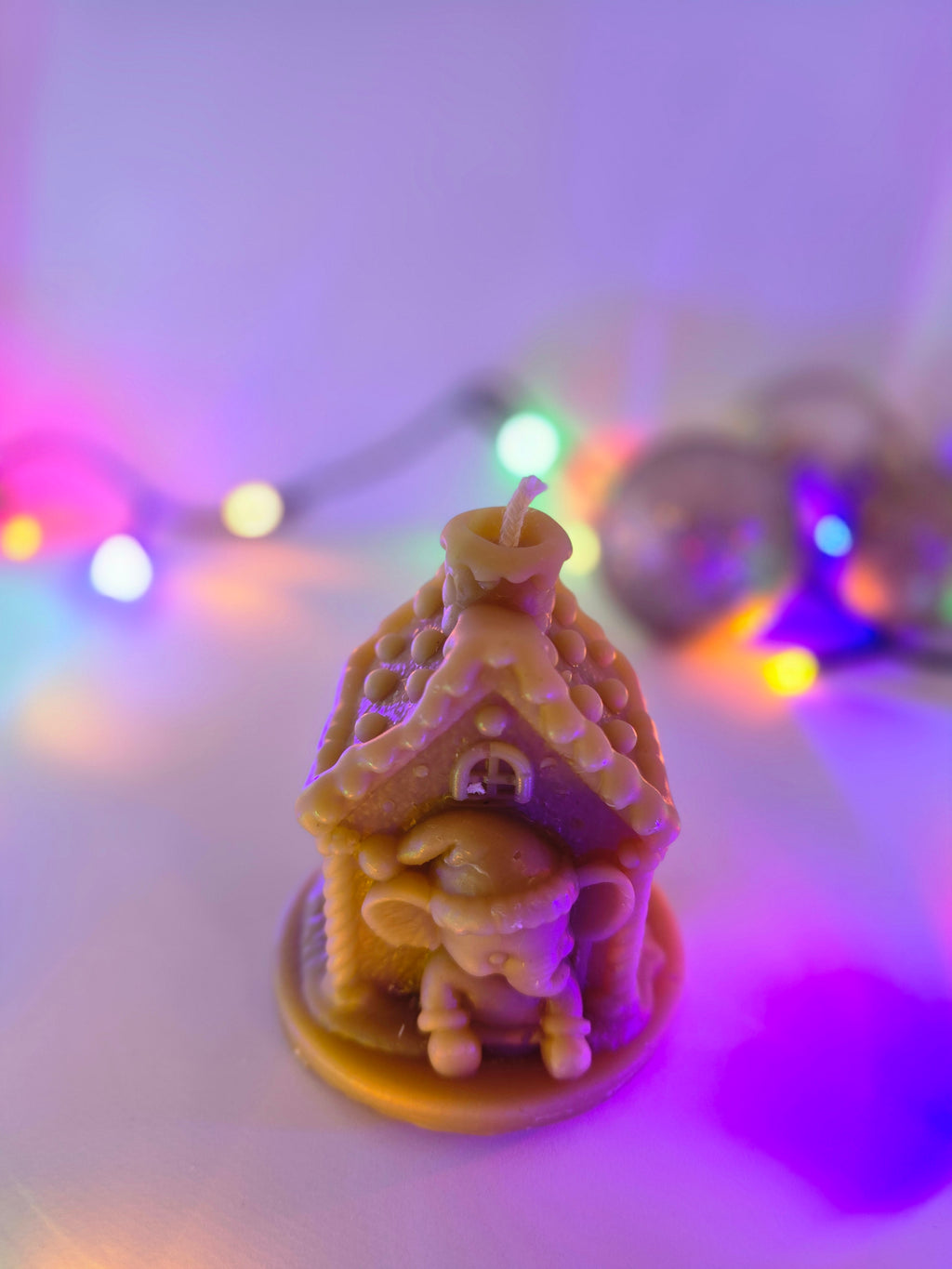 Christmas Elephant of the Gingerbread Hollow | Beeswax Candle