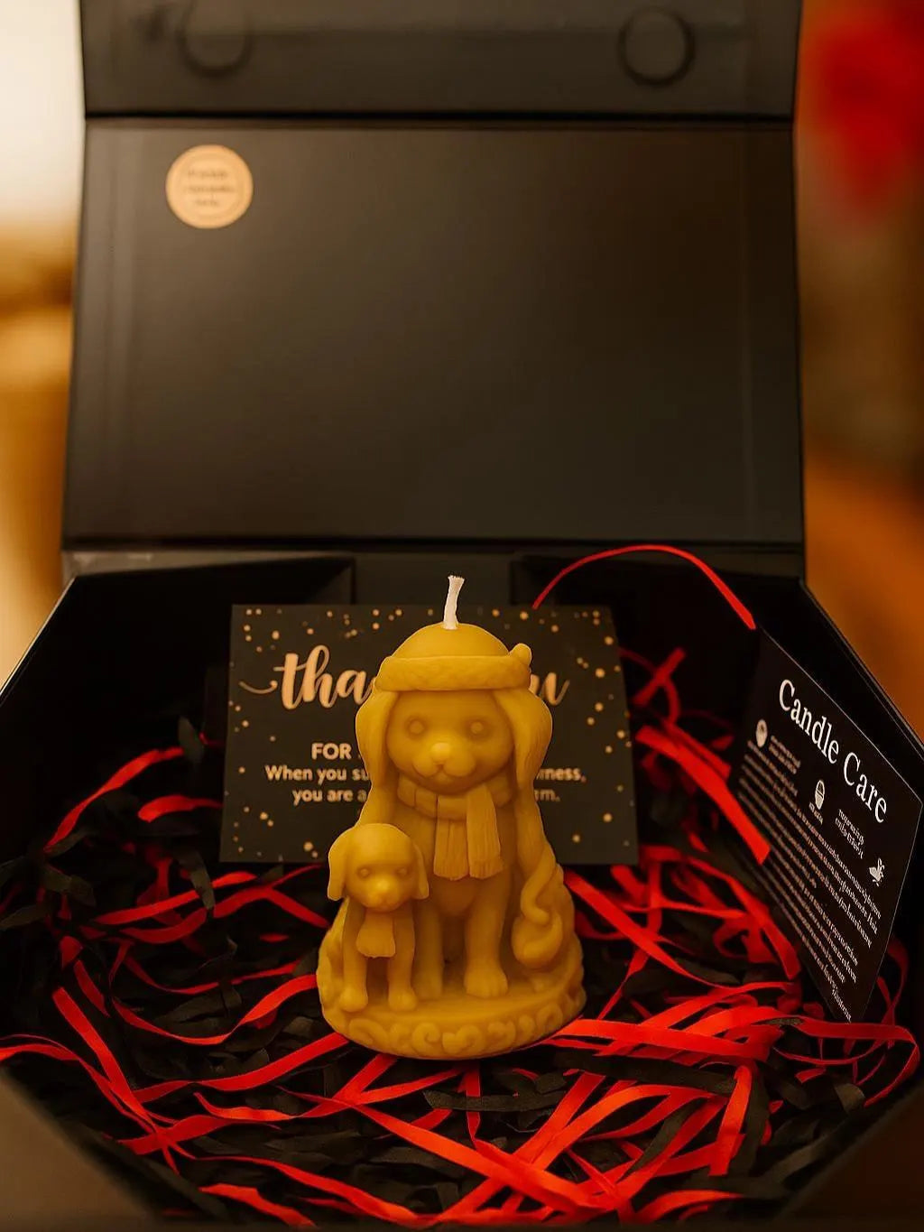 Cosy Paws Christmas Candle | Christmas | Beeswax Candles