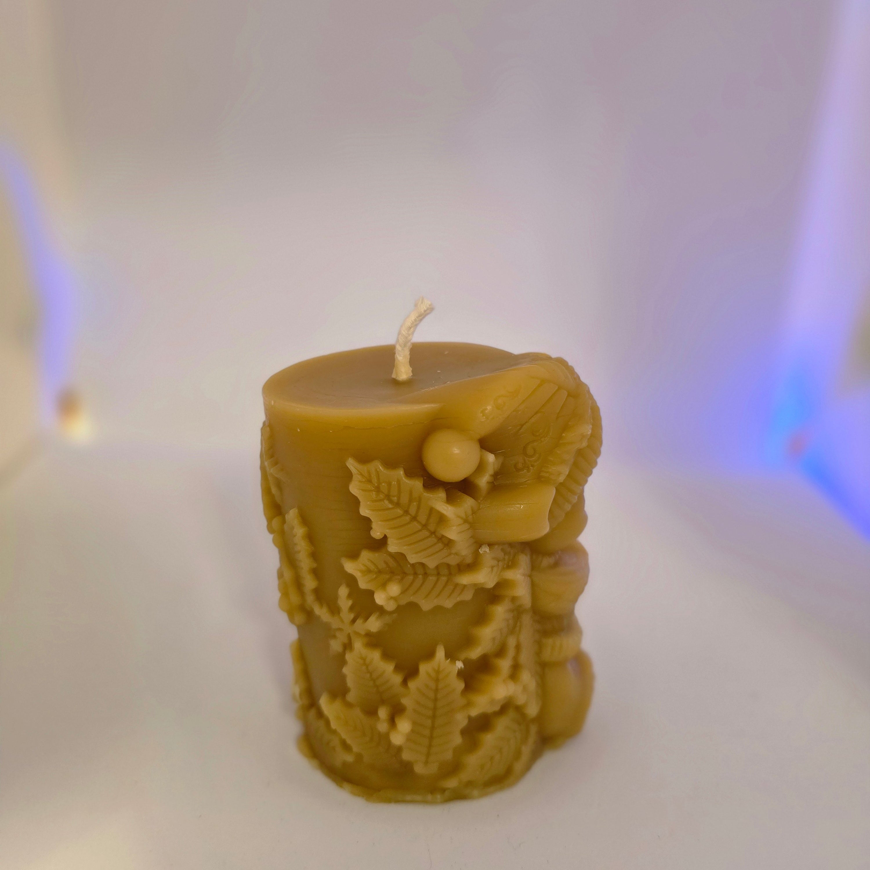 Cuddly Christmas Bear| The Season of  Light Collection| 100% Pure Beeswax