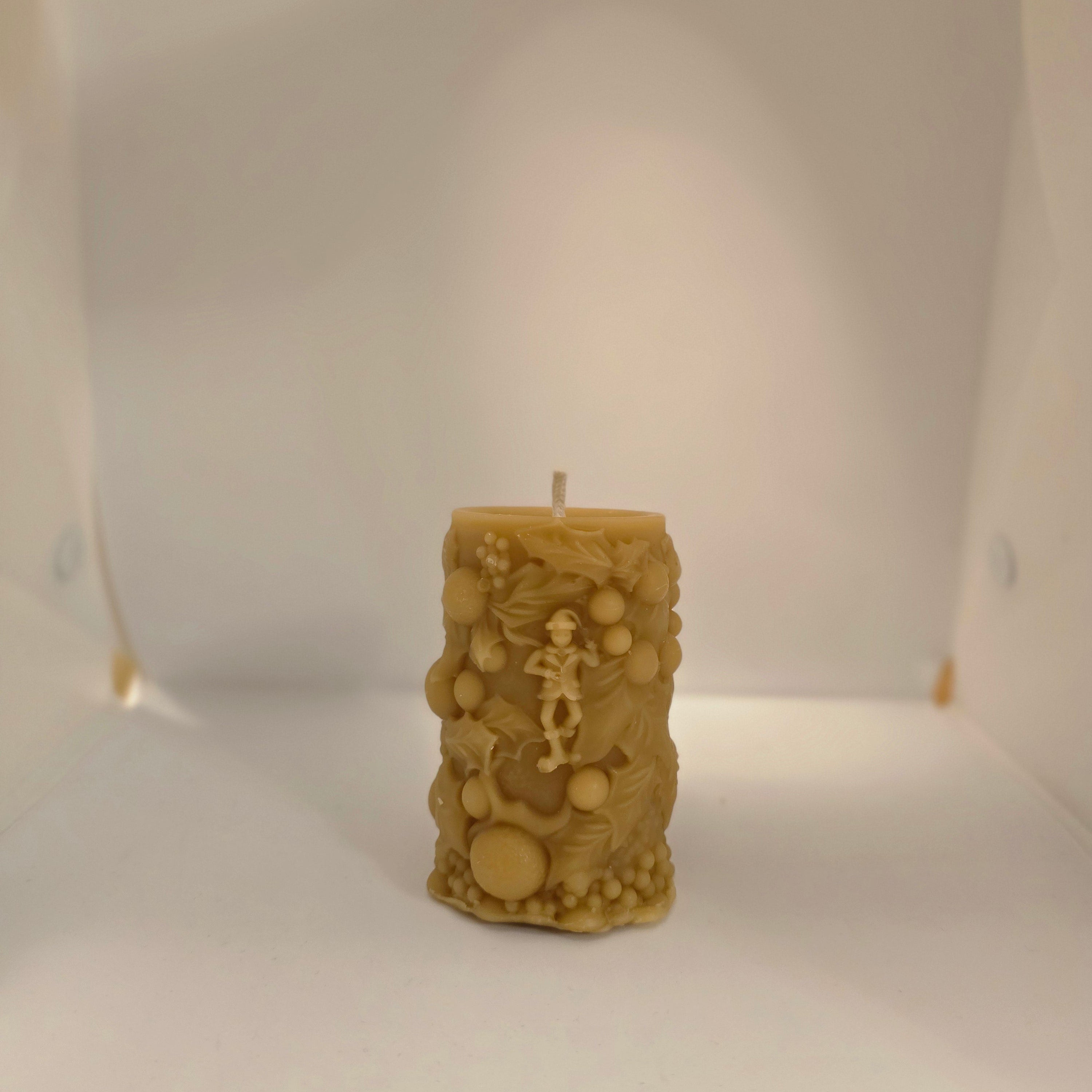 Tinsel & Tricks Elf | Beeswax Christmas Candle