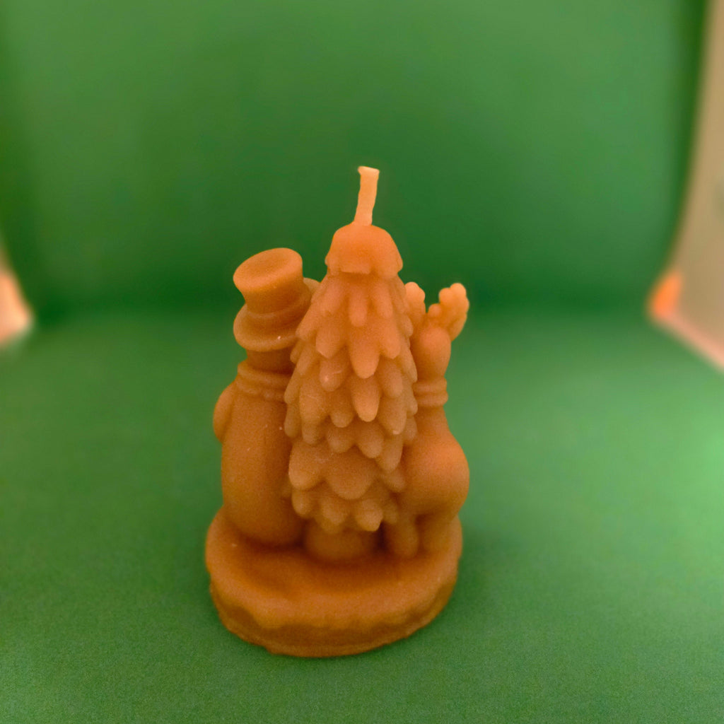 Enchanted Forest Friends Candle | Beeswax Candle