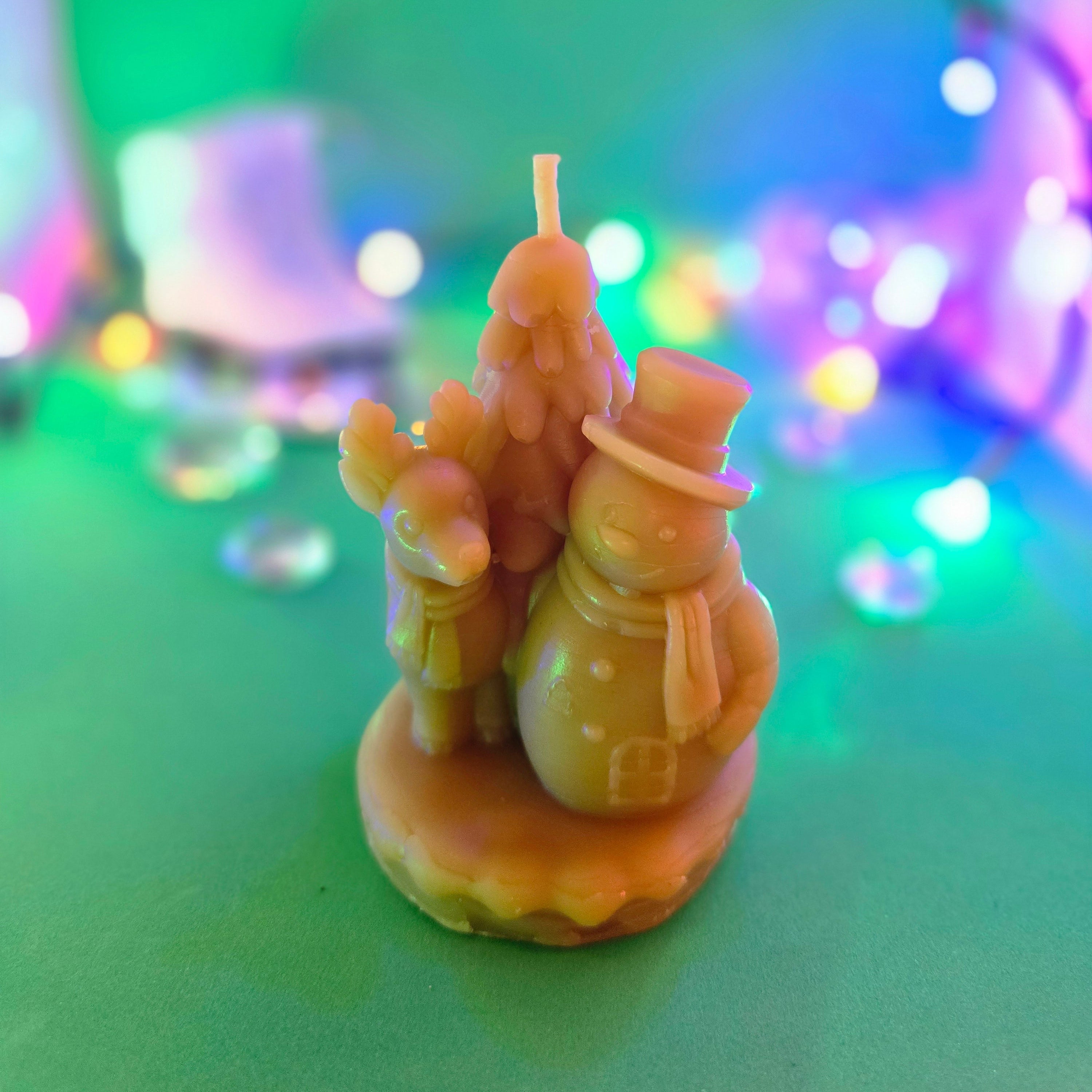 Enchanted Forest Friends Candle | Beeswax Candle