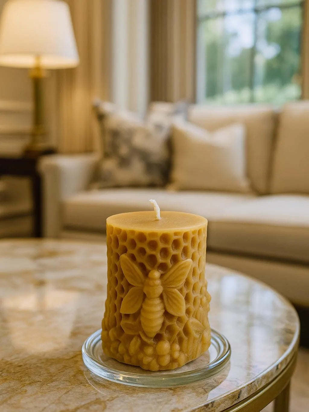 The Summers Queen Bee |Signature Collection | 100% Pure Beeswax Candle