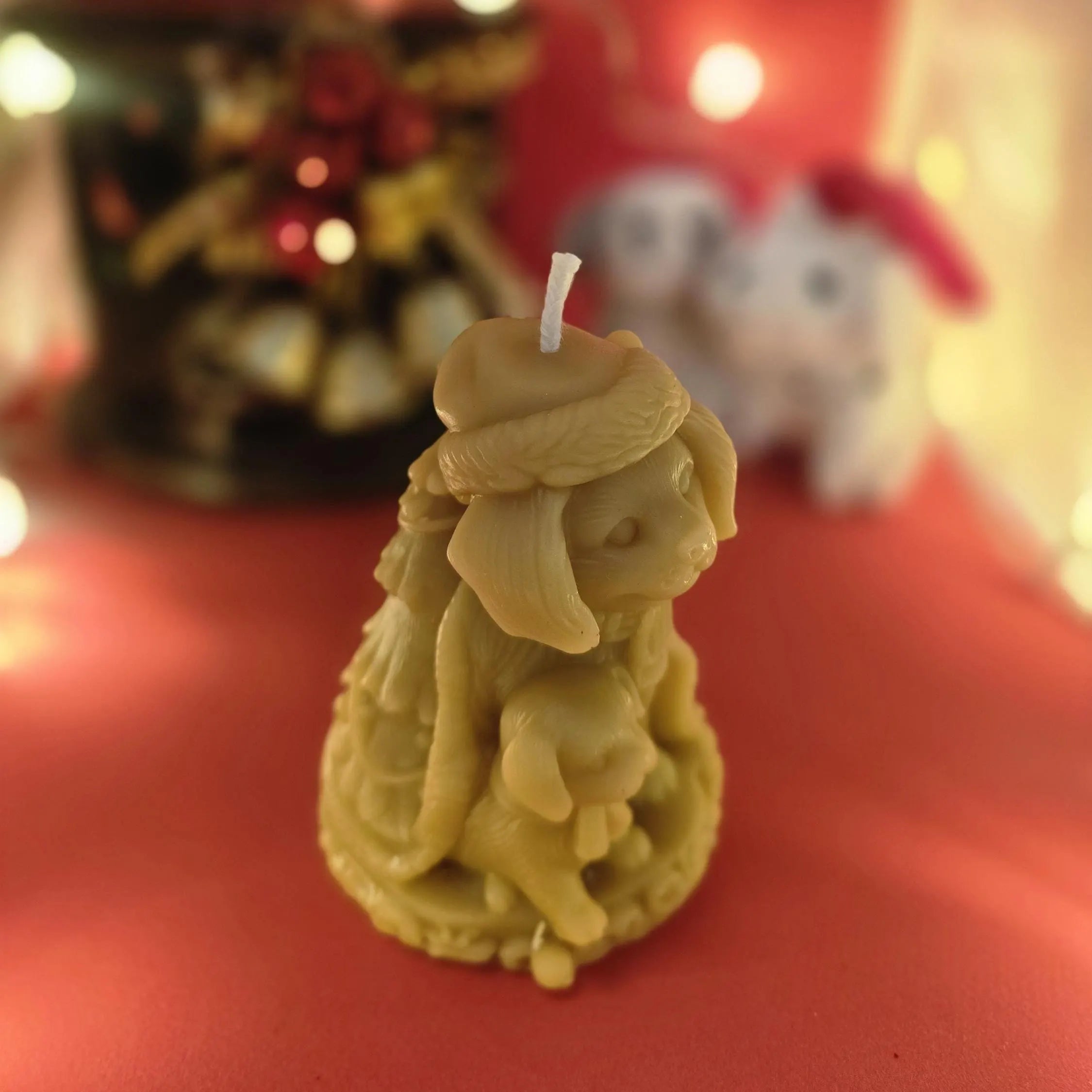 Cosy Paws Christmas Candle | Christmas | Beeswax Candles