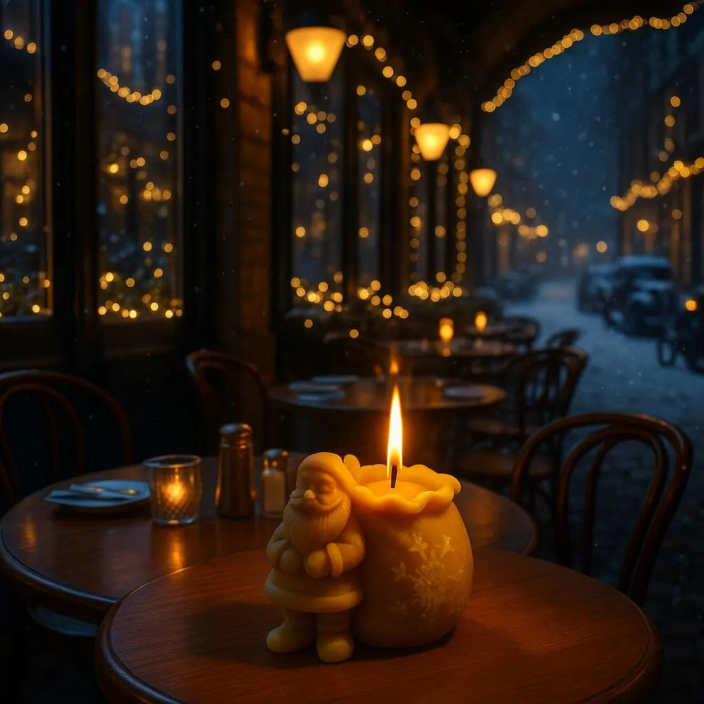 North Pole Gift Bag Candle | Christmas | Beeswax Candles