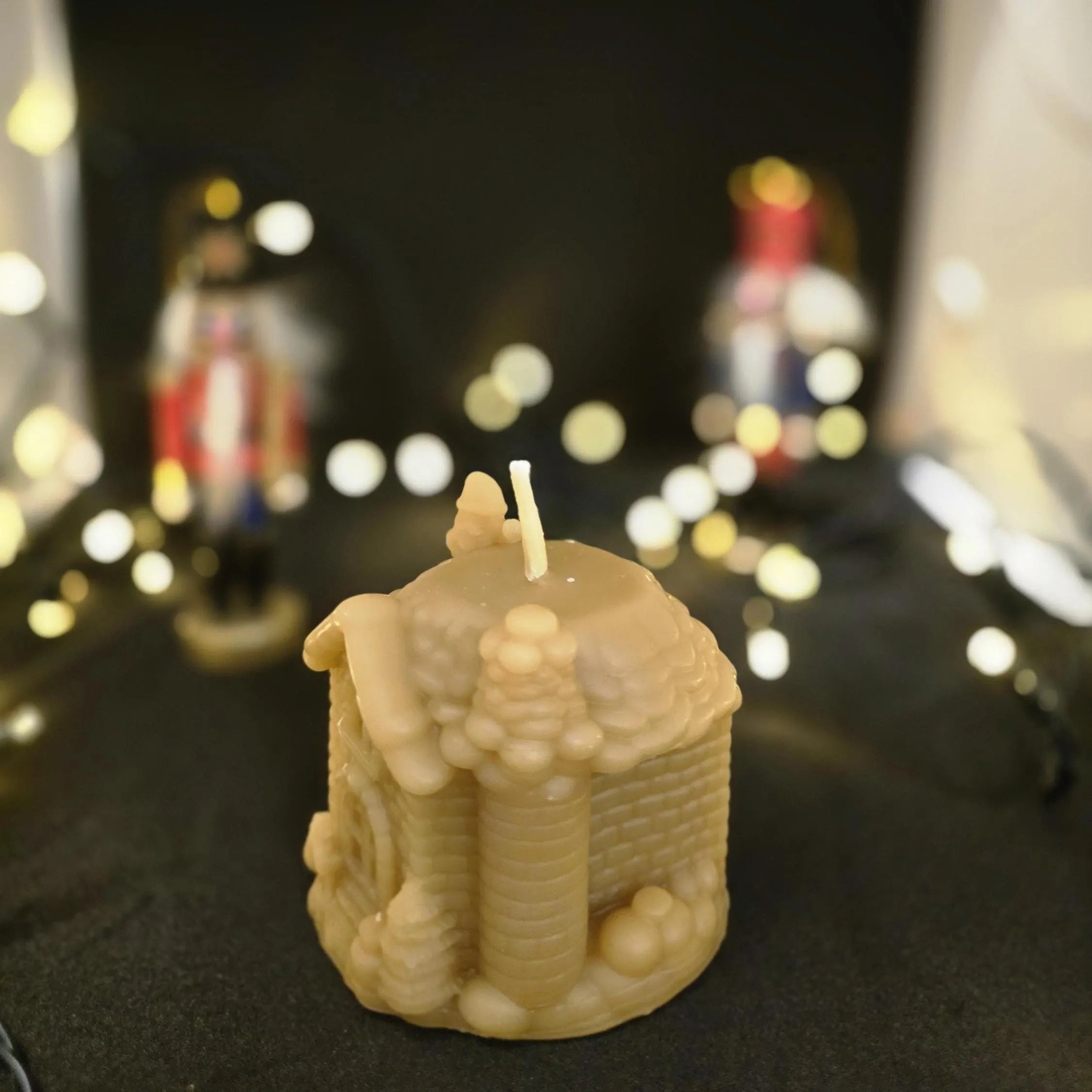 The Merry Little Christmas Cottage | Christmas Candle | Beeswax Candles