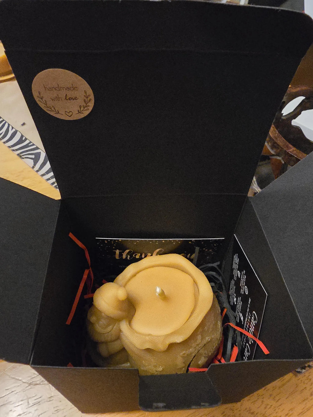 North Pole Gift Bag Candle | Christmas | Beeswax Candles