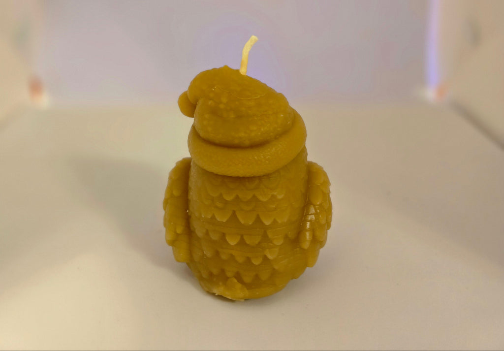 🦉🎄 Christmas Owl Candle - Whoo-liday Cheer