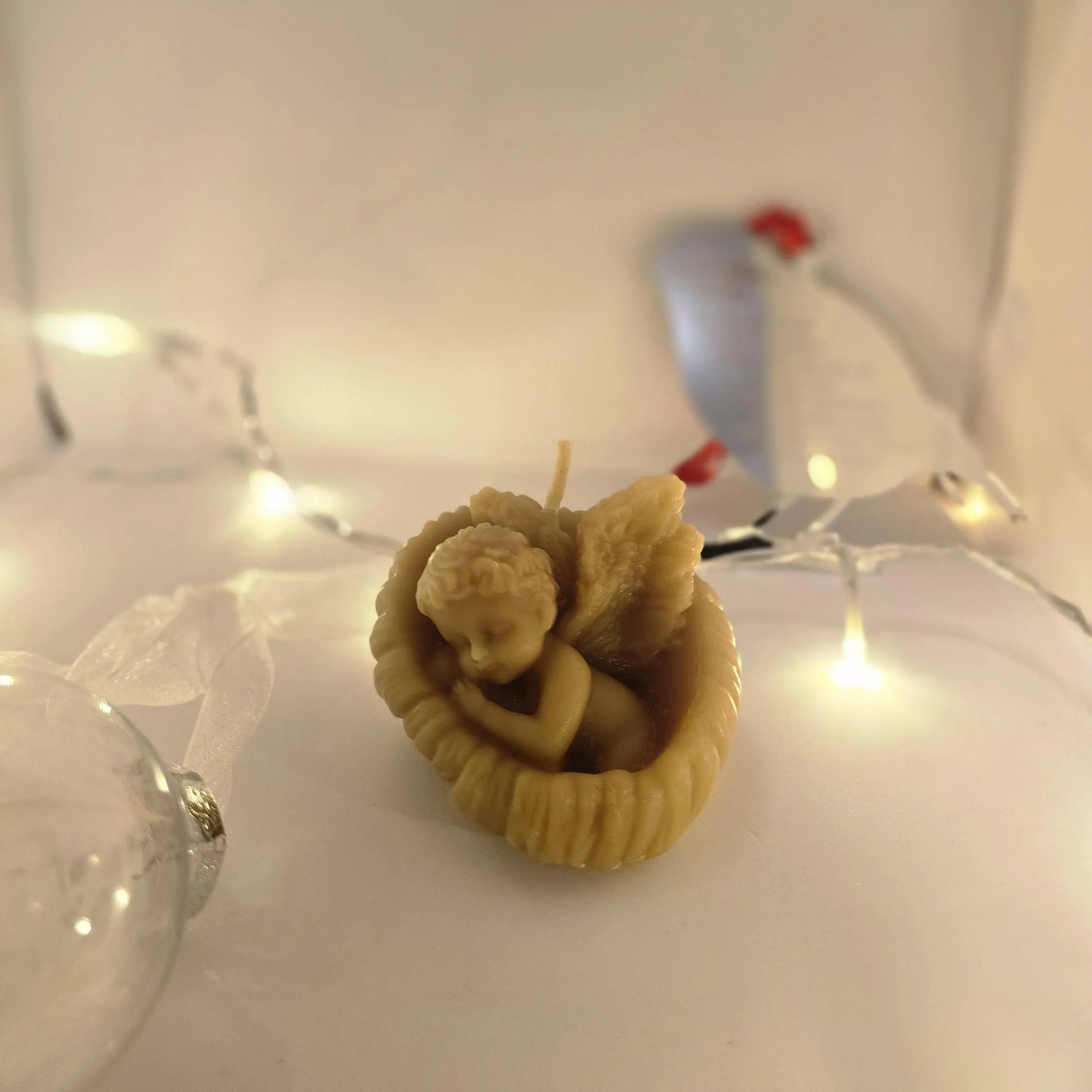 Little Christmas Angel Candles GiftBox |  Beeswax Candle