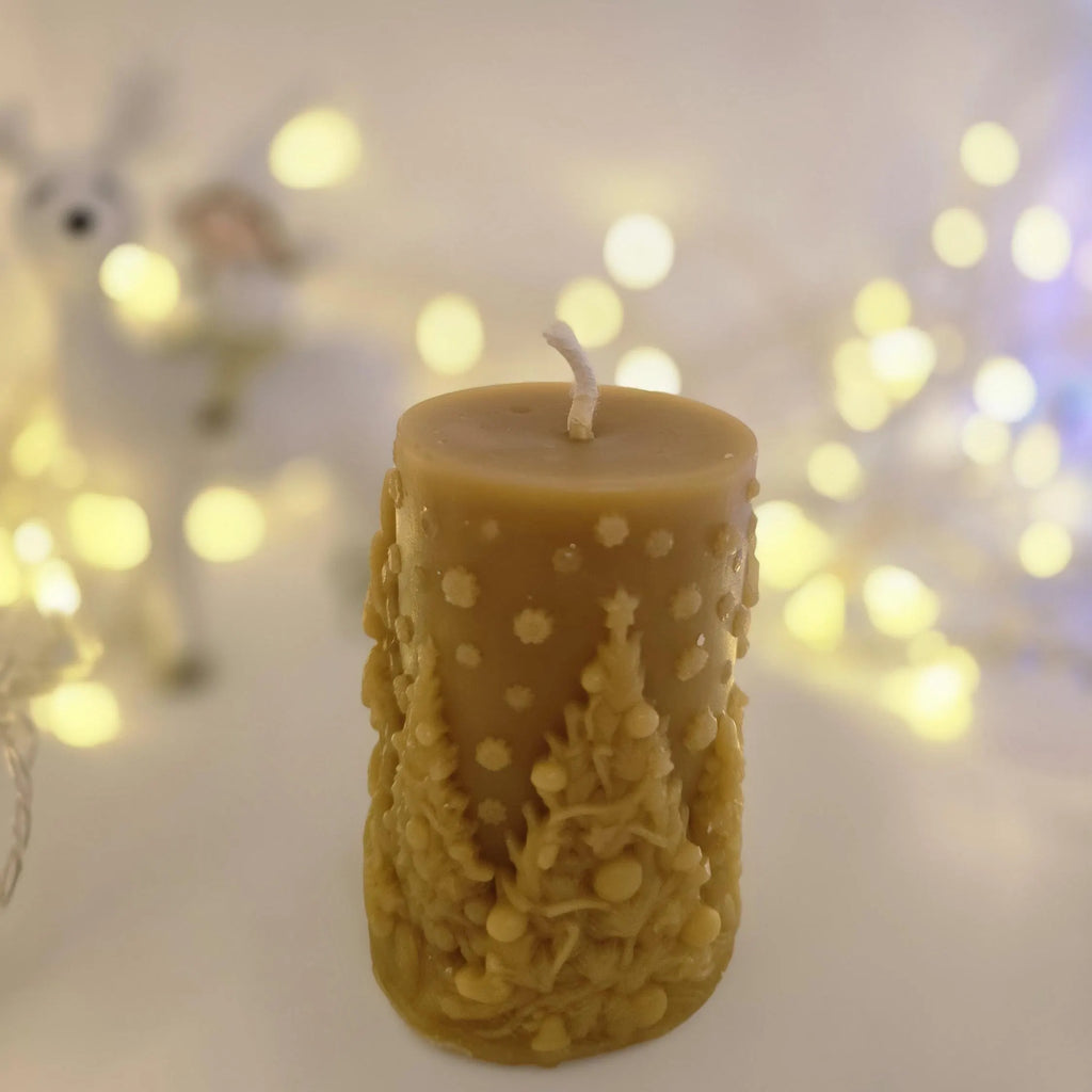 Winter Woodland Reindeer | 100% Pure Beeswax Candles