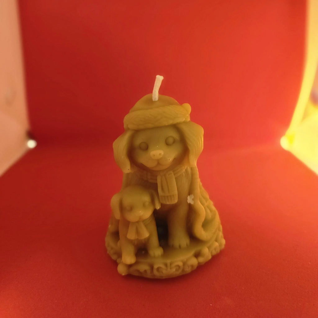 Cosy Paws Christmas Candle | Christmas | Beeswax Candles