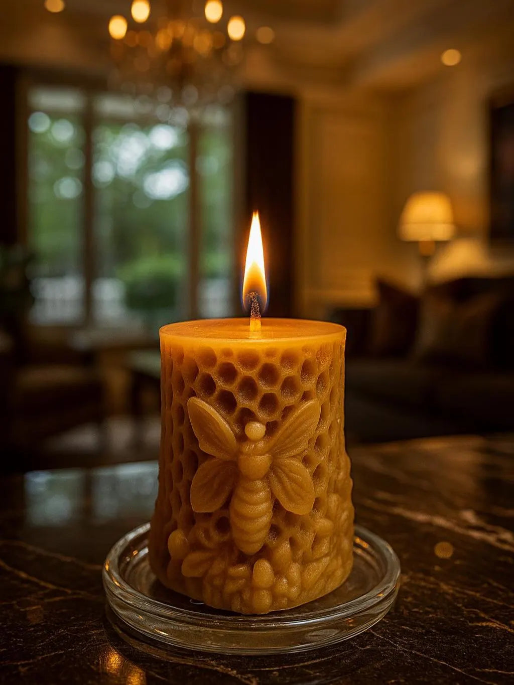 The Summers Queen Bee |Signature Collection | 100% Pure Beeswax Candle