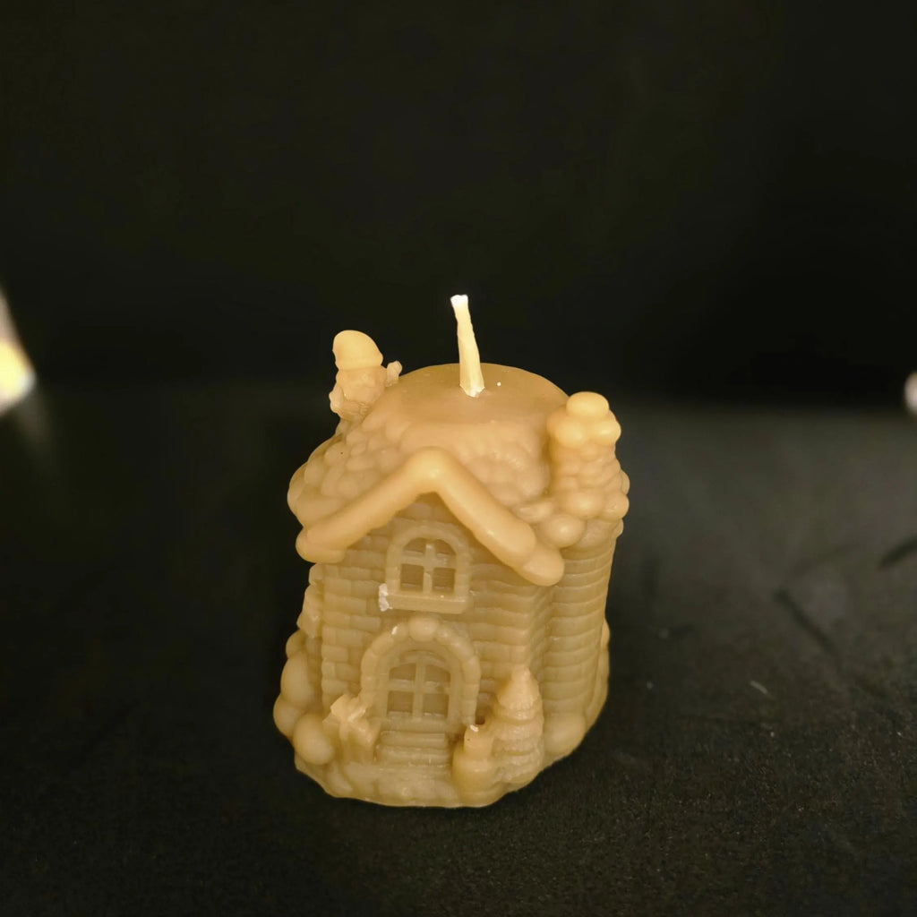 The Merry Little Christmas Cottage | Christmas Candle | Beeswax Candles
