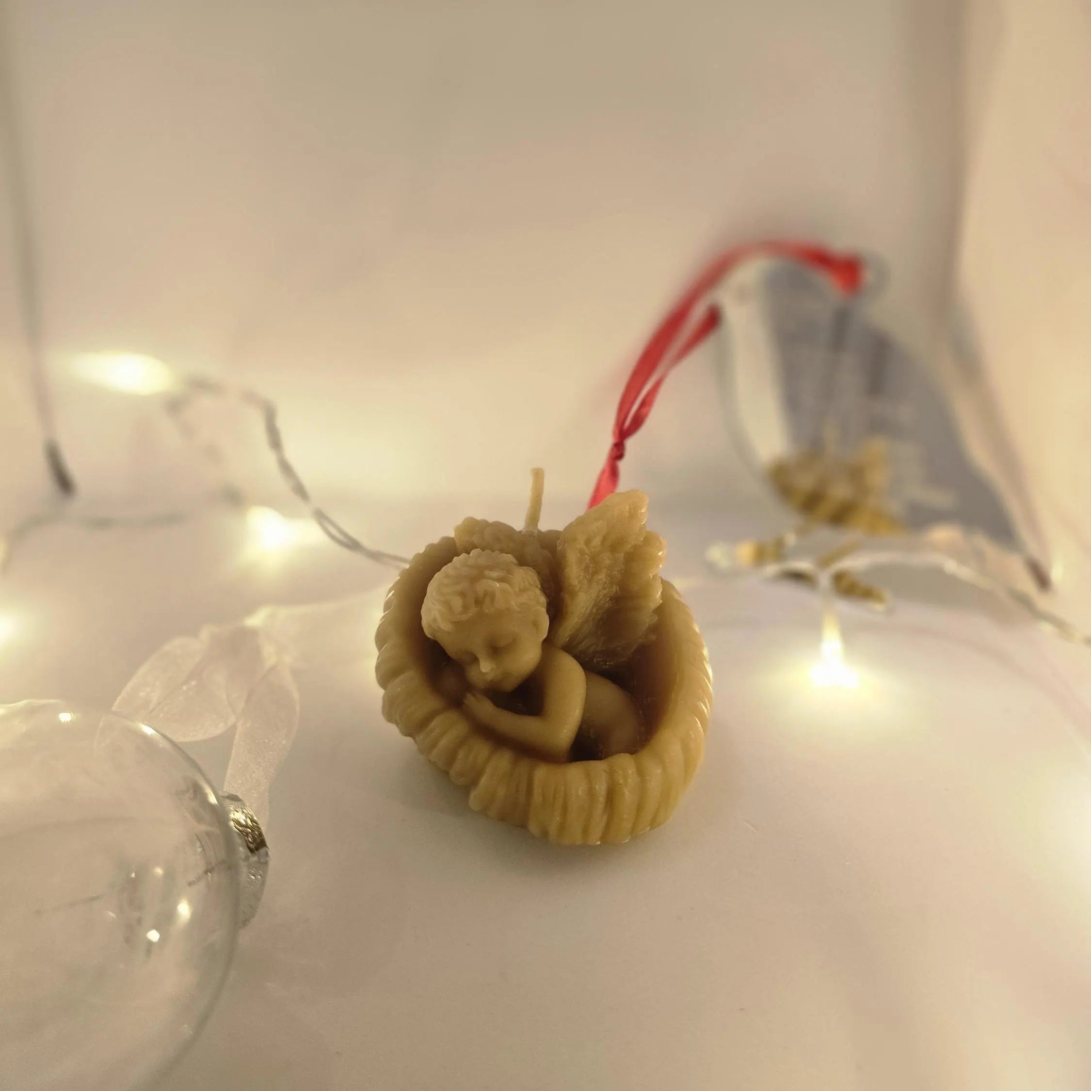 Little Christmas Angel Candles GiftBox |  Beeswax Candle