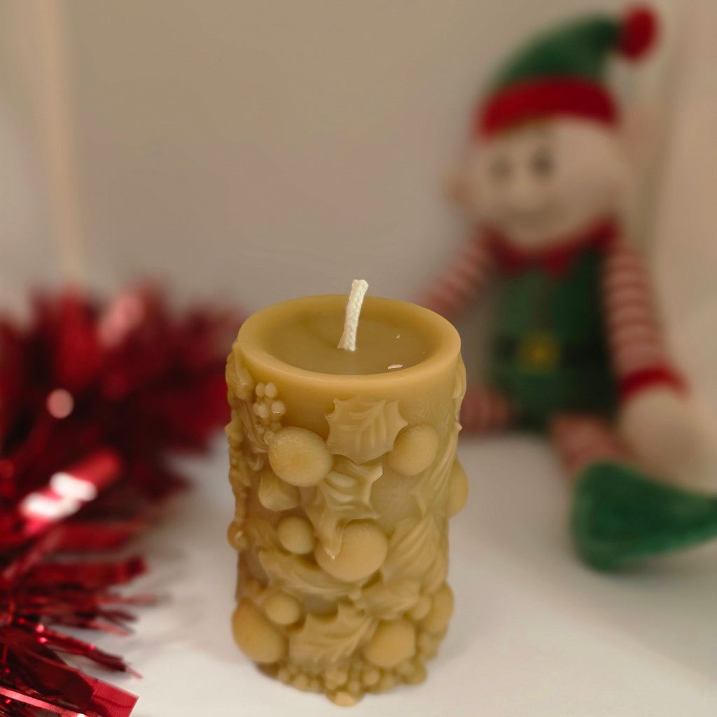 Tinsel & Tricks Elf | Beeswax Christmas Candle