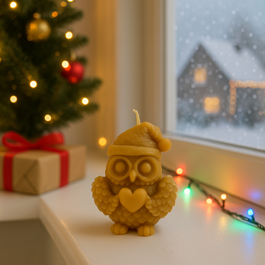 🦉🎄 Christmas Owl Candles | Gift Box| Whoo-liday Cheer