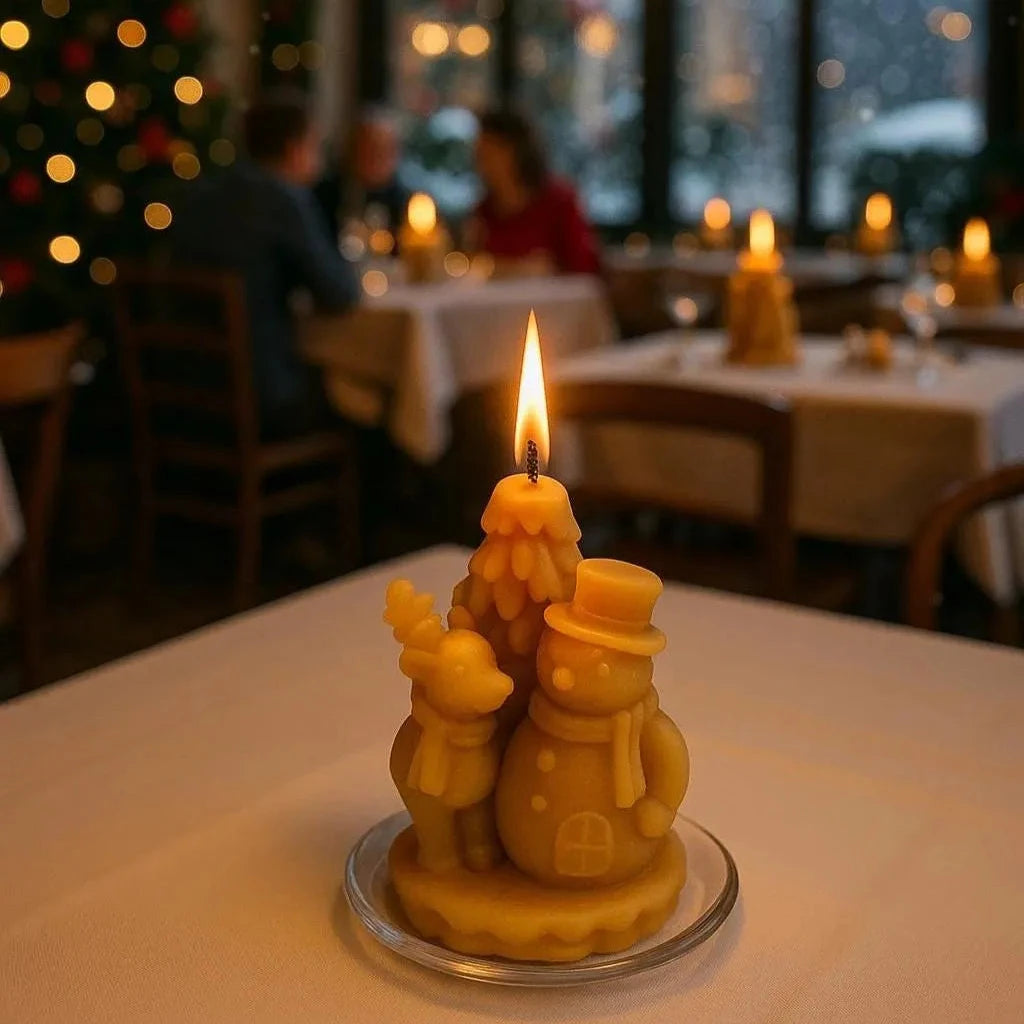 Enchanted Forest Friends Candle | Beeswax Candle