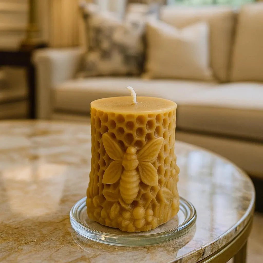 The Summers Queen Bee |Signature Collection | 100% Pure Beeswax Candle