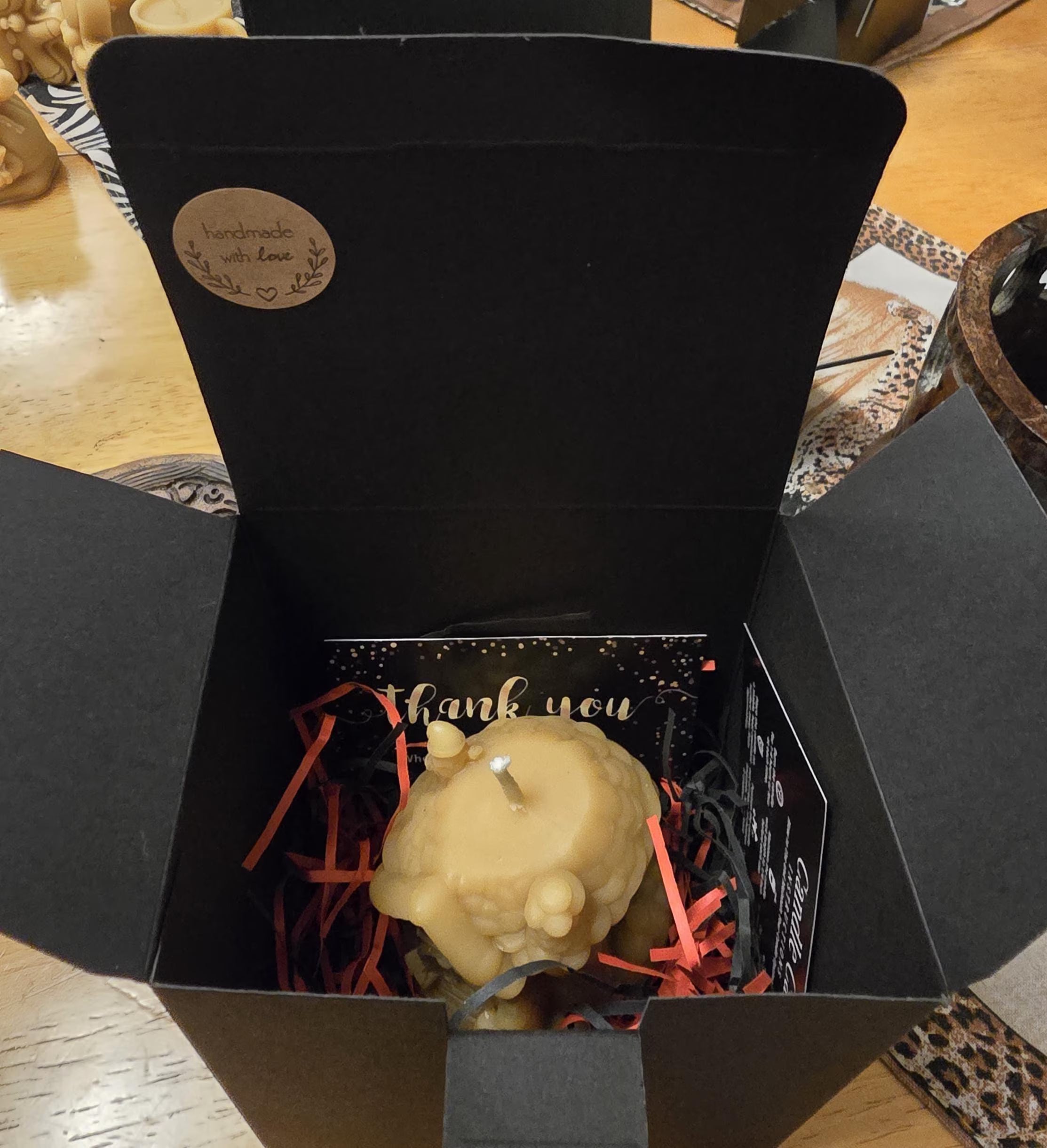 The Merry Little Christmas Cottage | Christmas Candle | Beeswax Candles